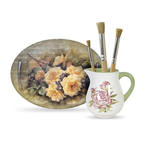 Birch Stencil Brush 3/8"