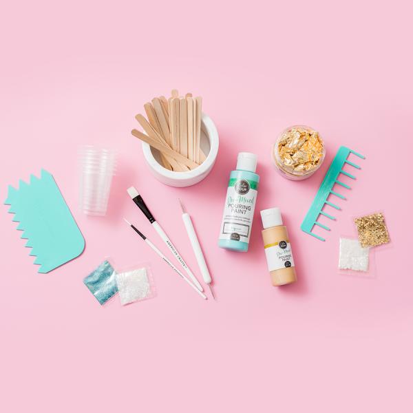 Color Pour Pre Mixed Starter Value Kit - 81 Pc