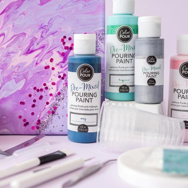 Color Pour Pre Mixed Starter Value Kit - 81 Pc