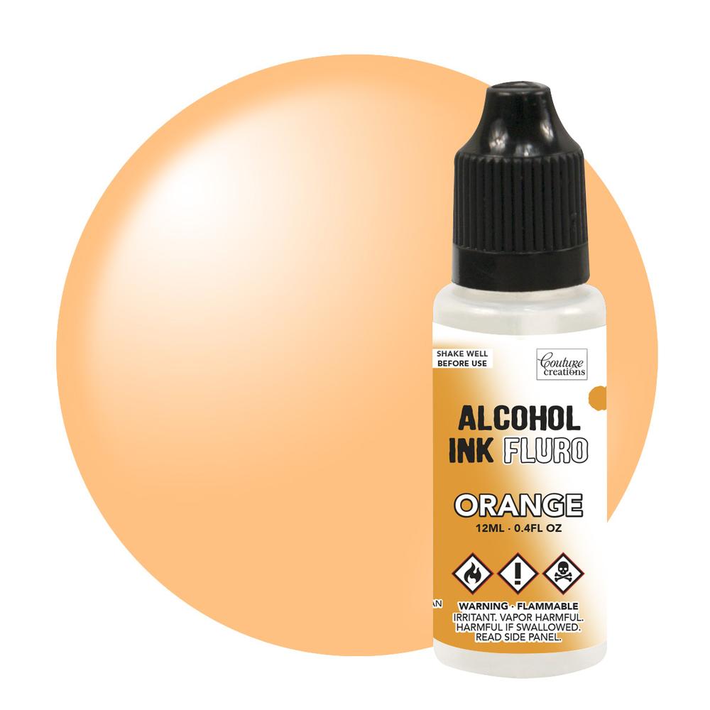 Couture Creations Fluro Alcohol Ink - Orange