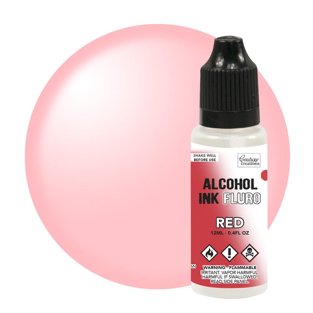 Couture Creations Fluro Alcohol Ink - Red