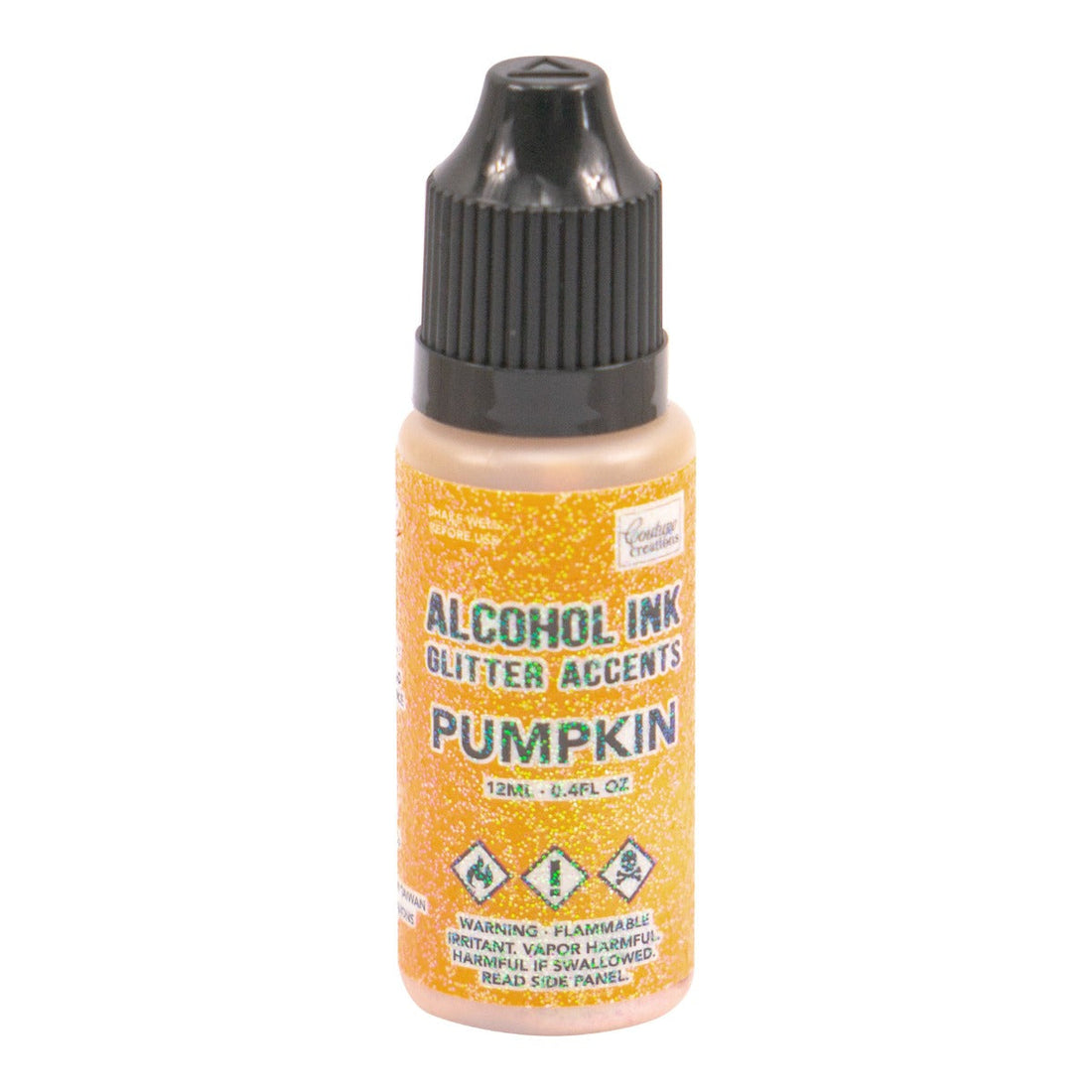 Couture Creations Glitter Accents Alcohol Ink - Pumpkin 12ml