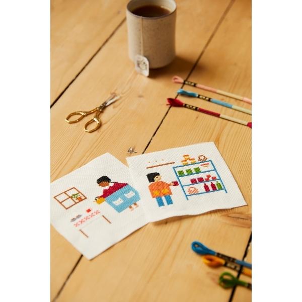 DMC Mindful Making Cross Stitch Duo Kit - Time For Tea