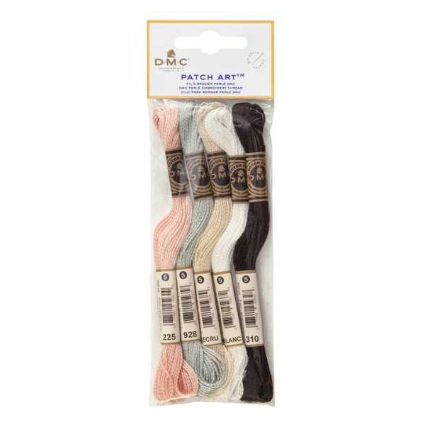 DMC Mini Embroidery Skeins Set of 5, Perle