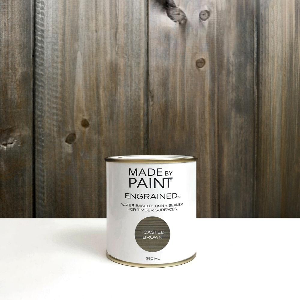 engrained timber stain and sealer - toasted brown
