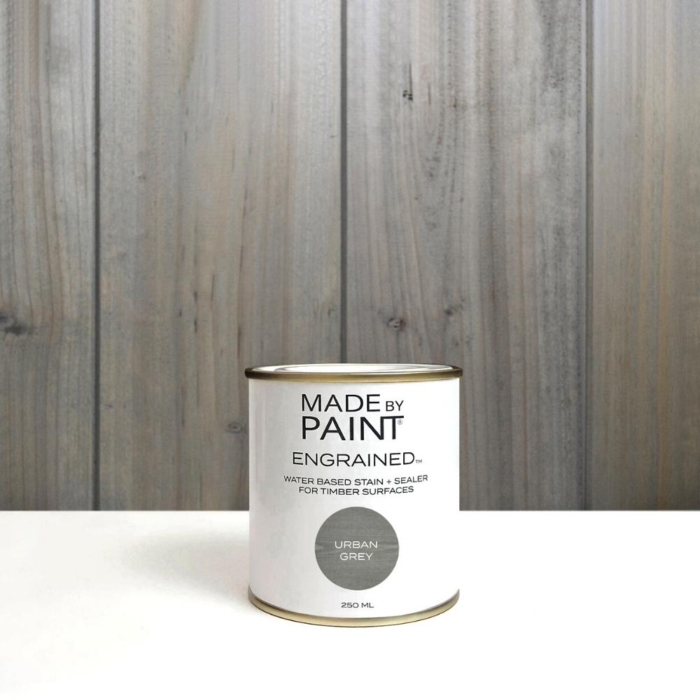 engrained timber stain and sealer - grey