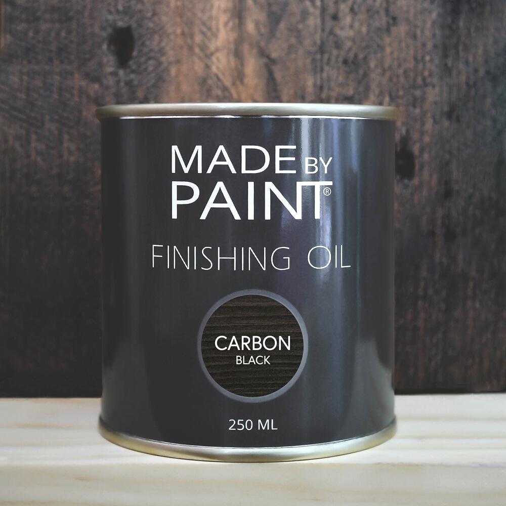 finishing oil black for wood