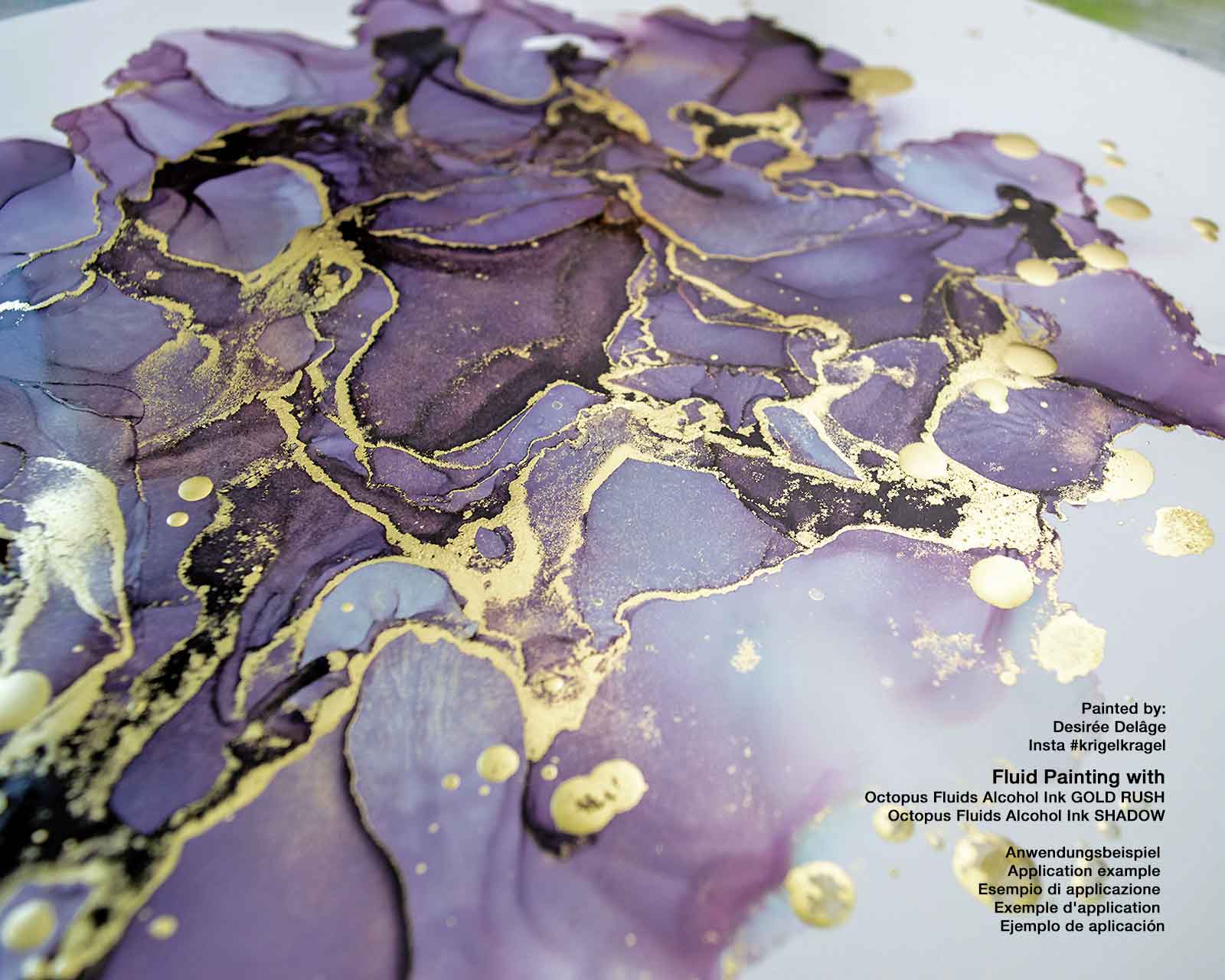 fluids alcohol ink shadow