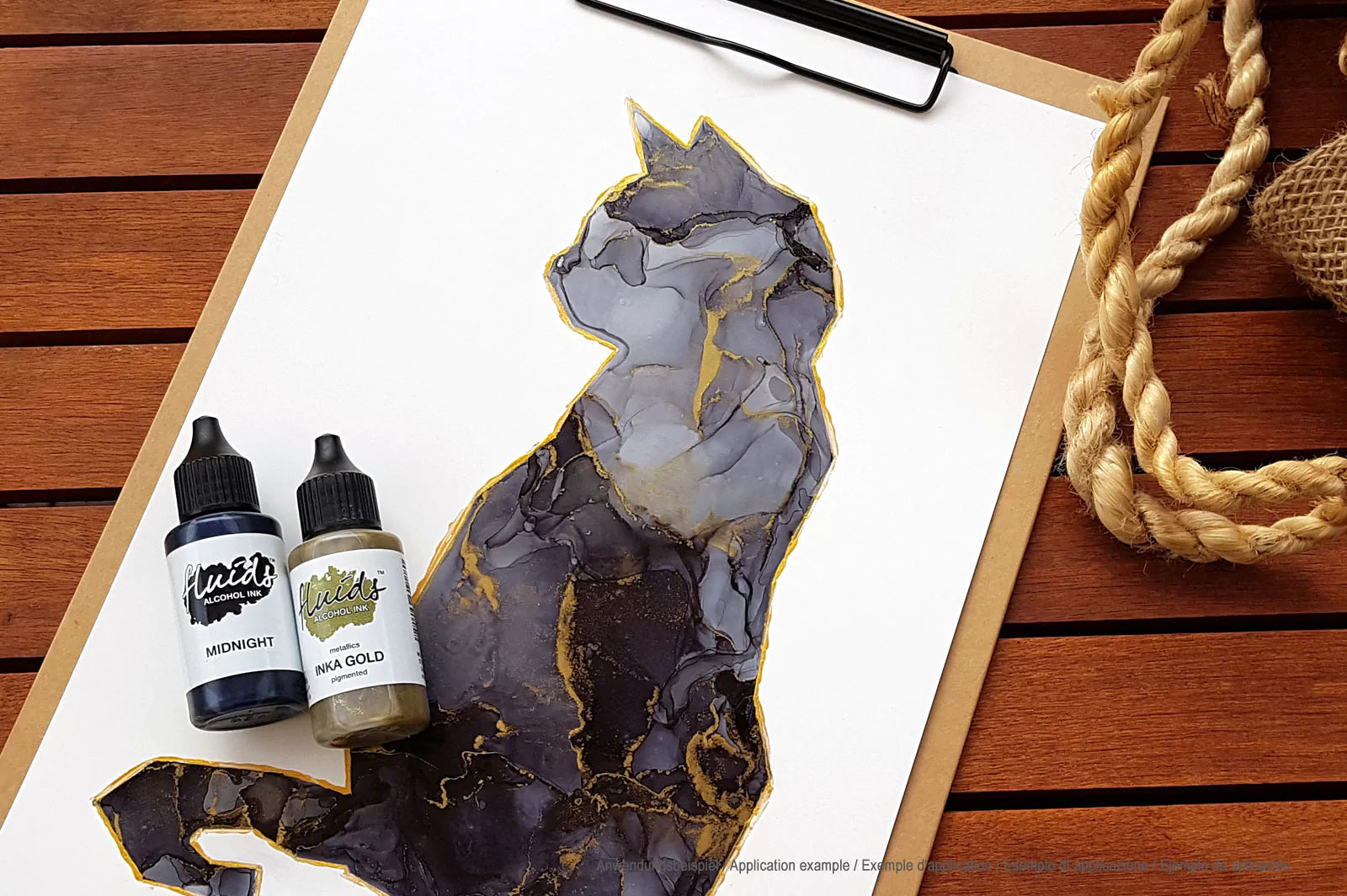 fluids alcohol ink midnight