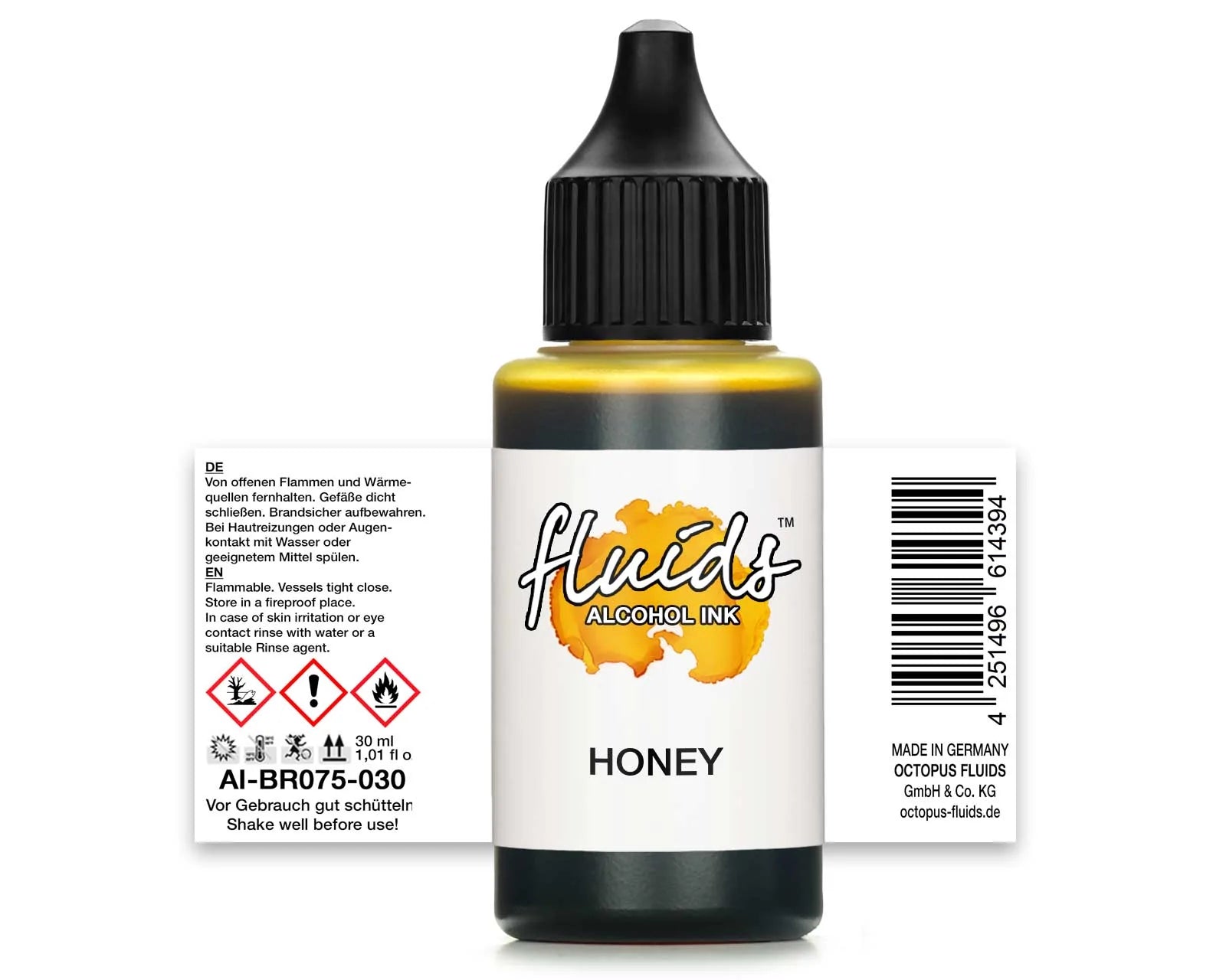 Fluids Alcohol Ink HONEY For Fluid Art and Resin