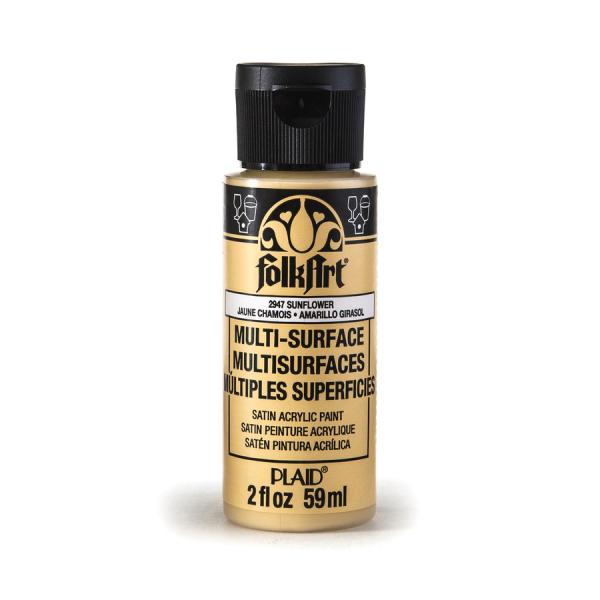 FolkArt acrylci paint yellow