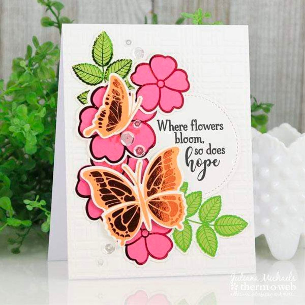 gina k clear stamp butterfly