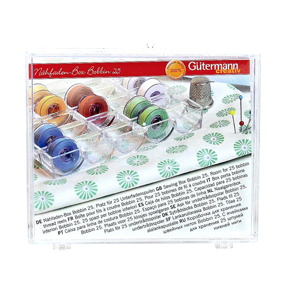 bobbin storage box by gutermann creative