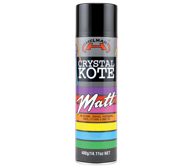 Helmar Crystal Kote Spray Varnish - Matt Finish