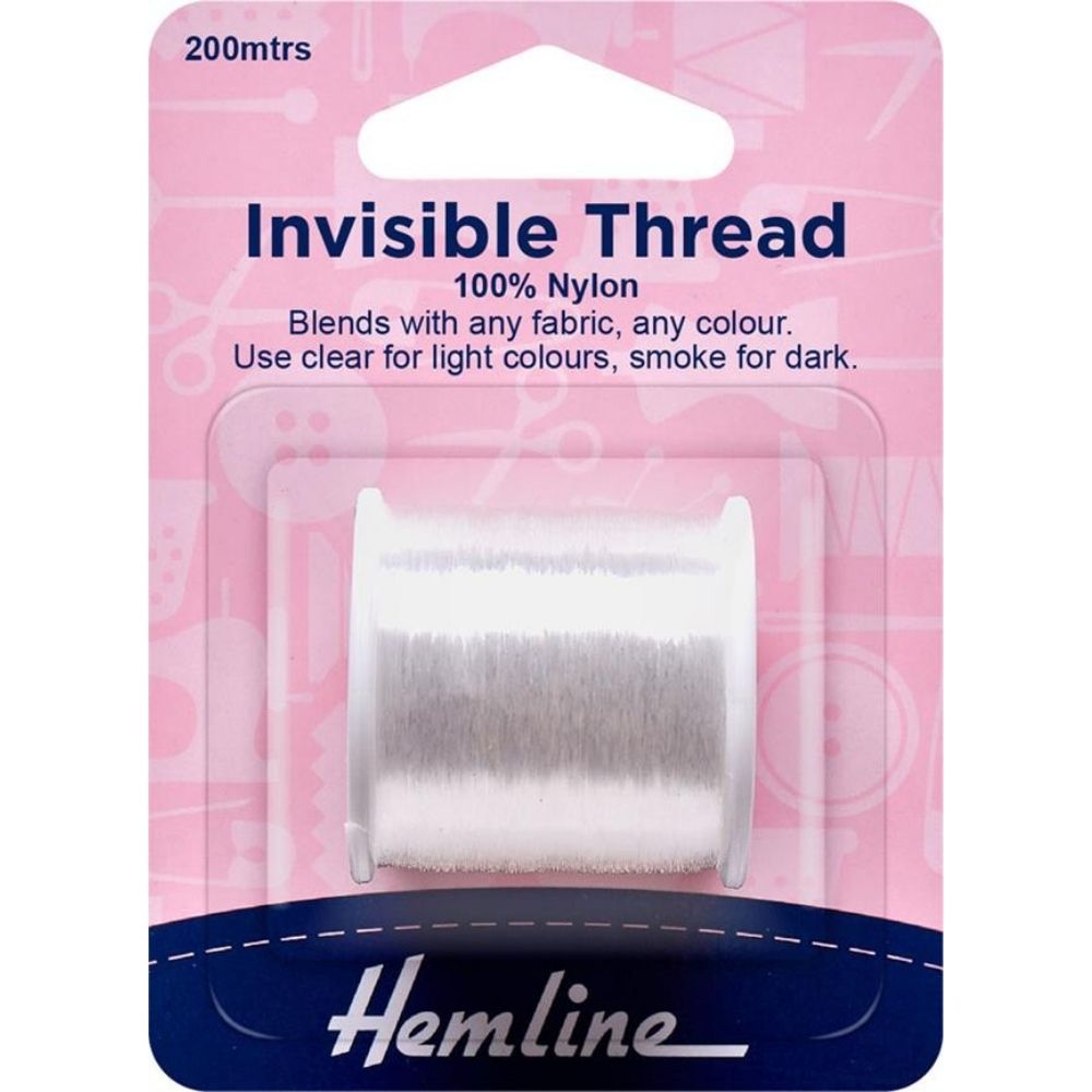 invisible nylon thread for light colours