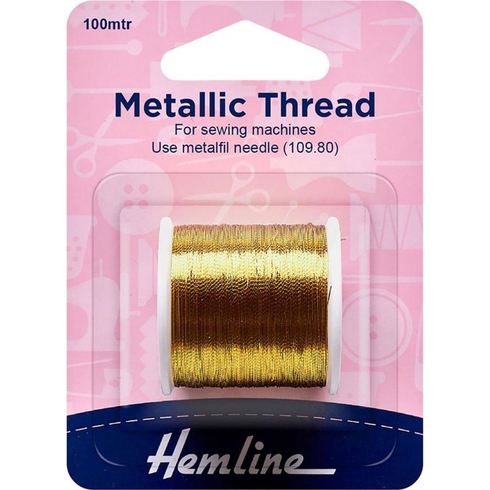 metallic gold thread