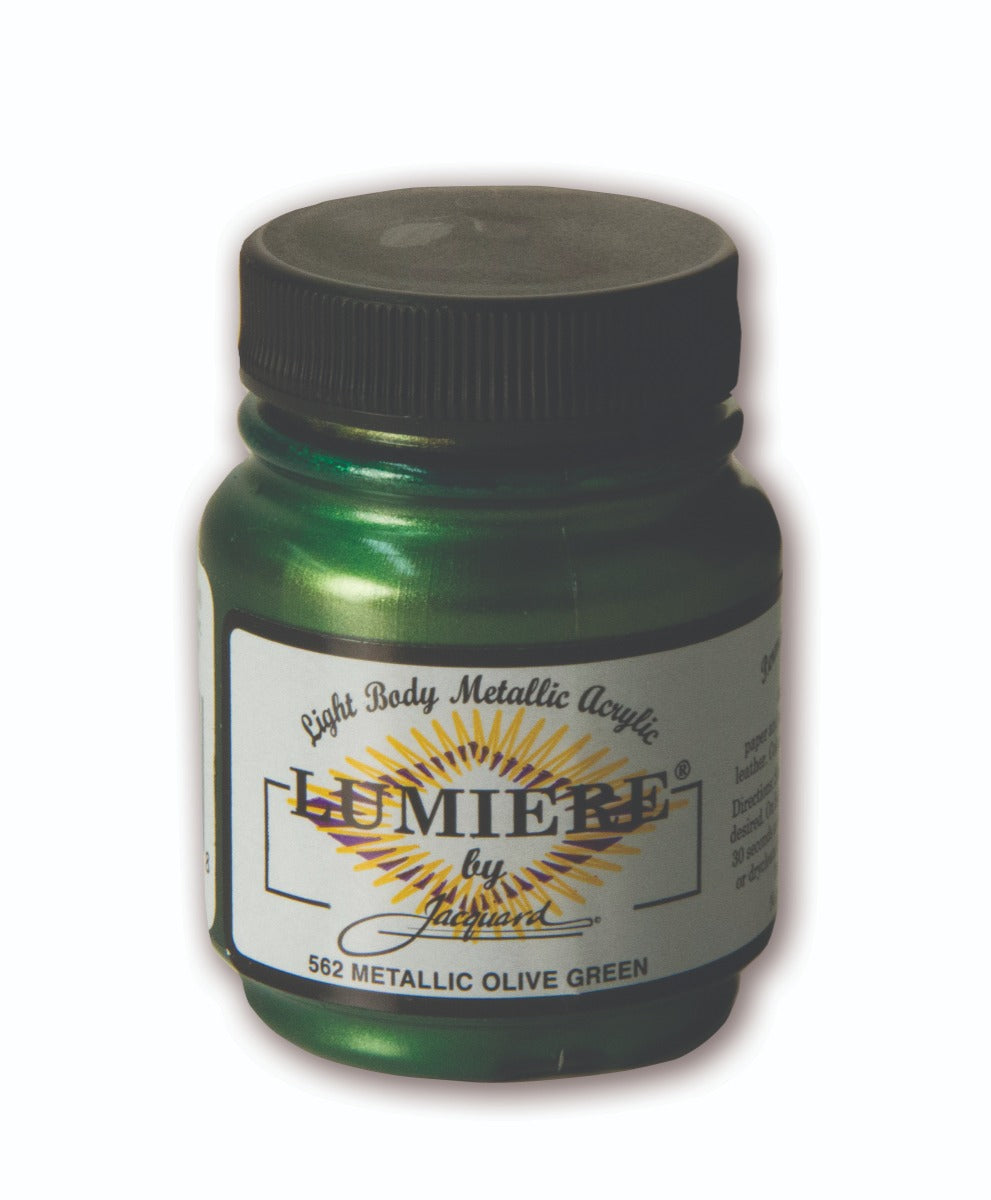 Lumiere Acrylic Paint Olive Green