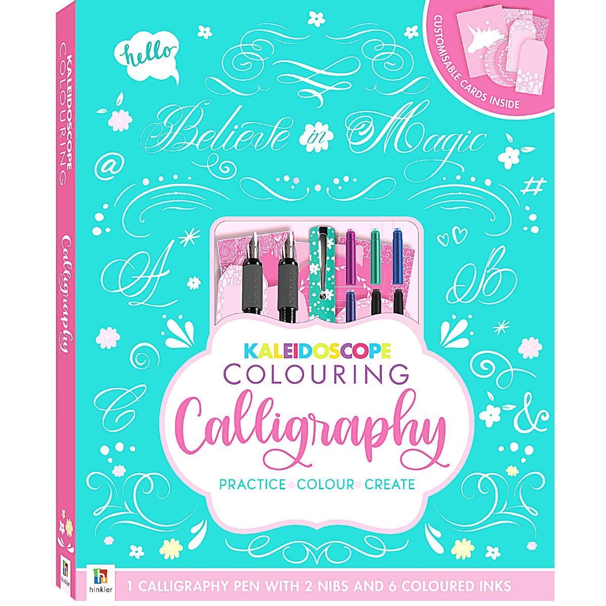 Kaleidoscope Colouring Calligraphy Kit