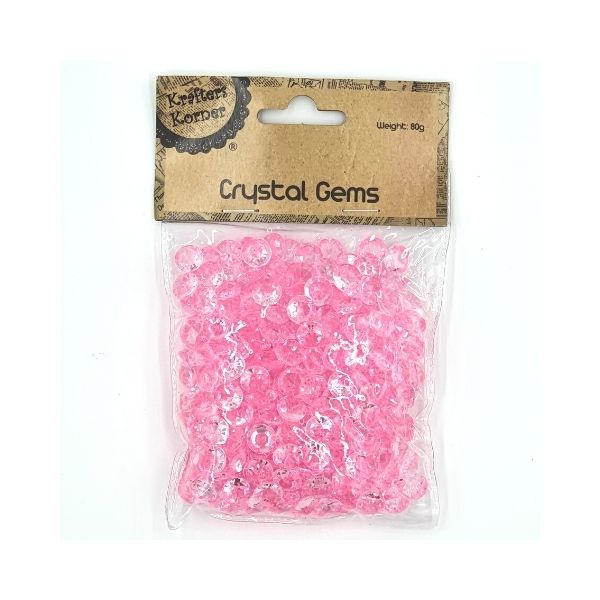 Krafters Korner Crystal Gems - Pink