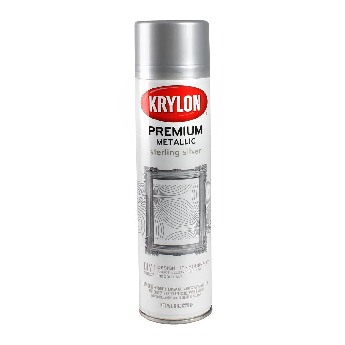 Krylon Premium Metallic Spray Paint - Sterling Silver 8oz