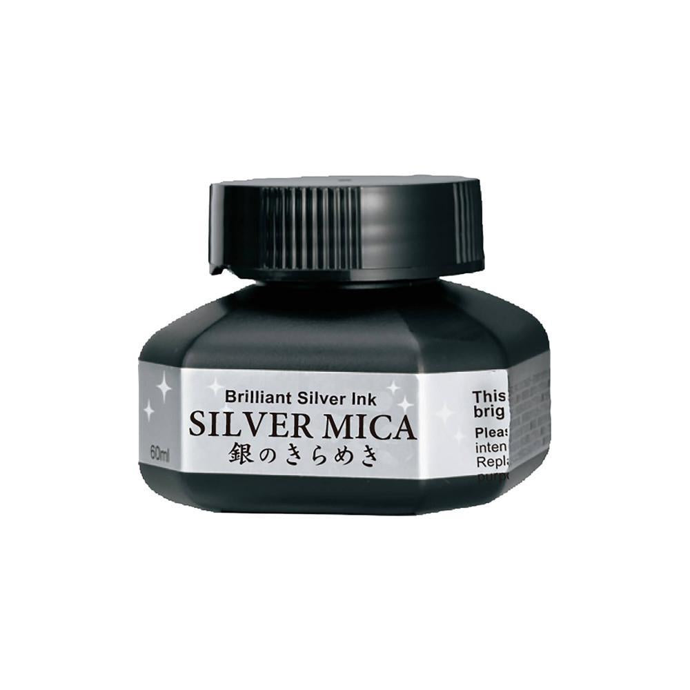 Kuretake Zig Ink Lustre Of Silver Calligraphy Ink 60ml