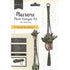 Macrame Plant Hanger Kit With Spiral Knot - Black 141324