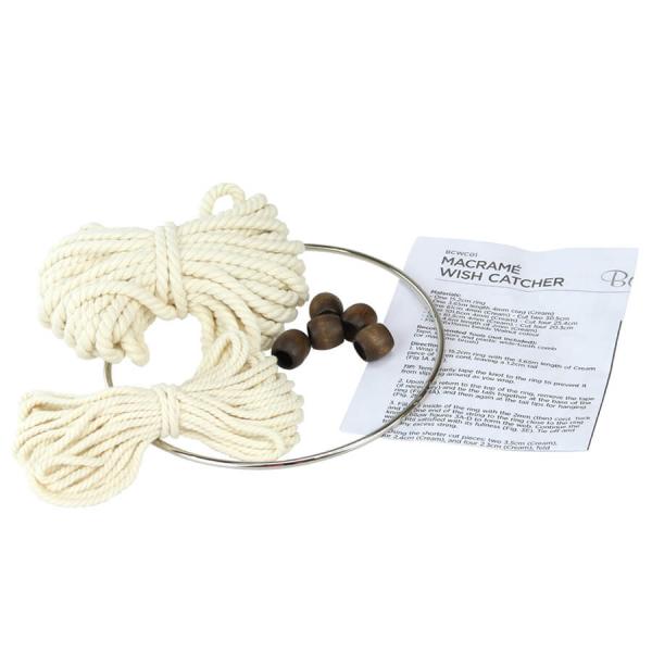 Macrame Wall Hanging Kit - Wish Catcher Bohemia