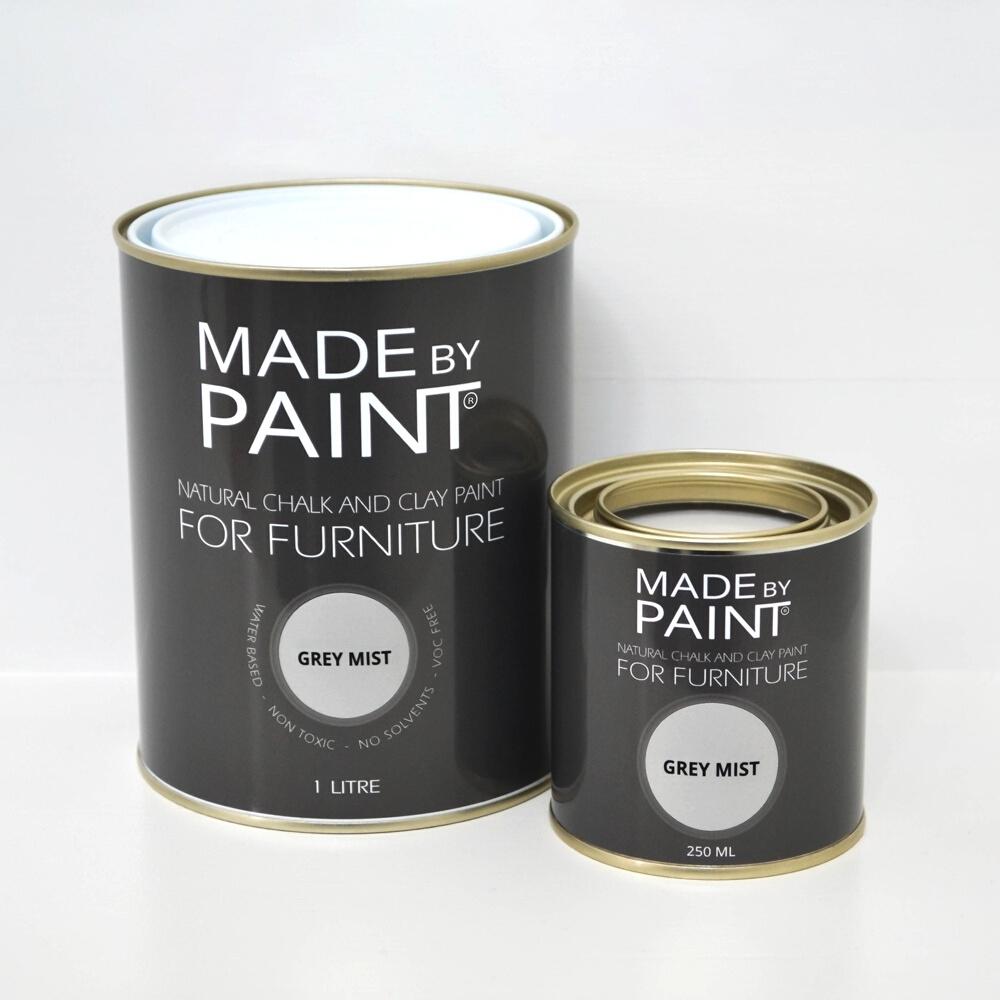 chalk and clay paint grey mist