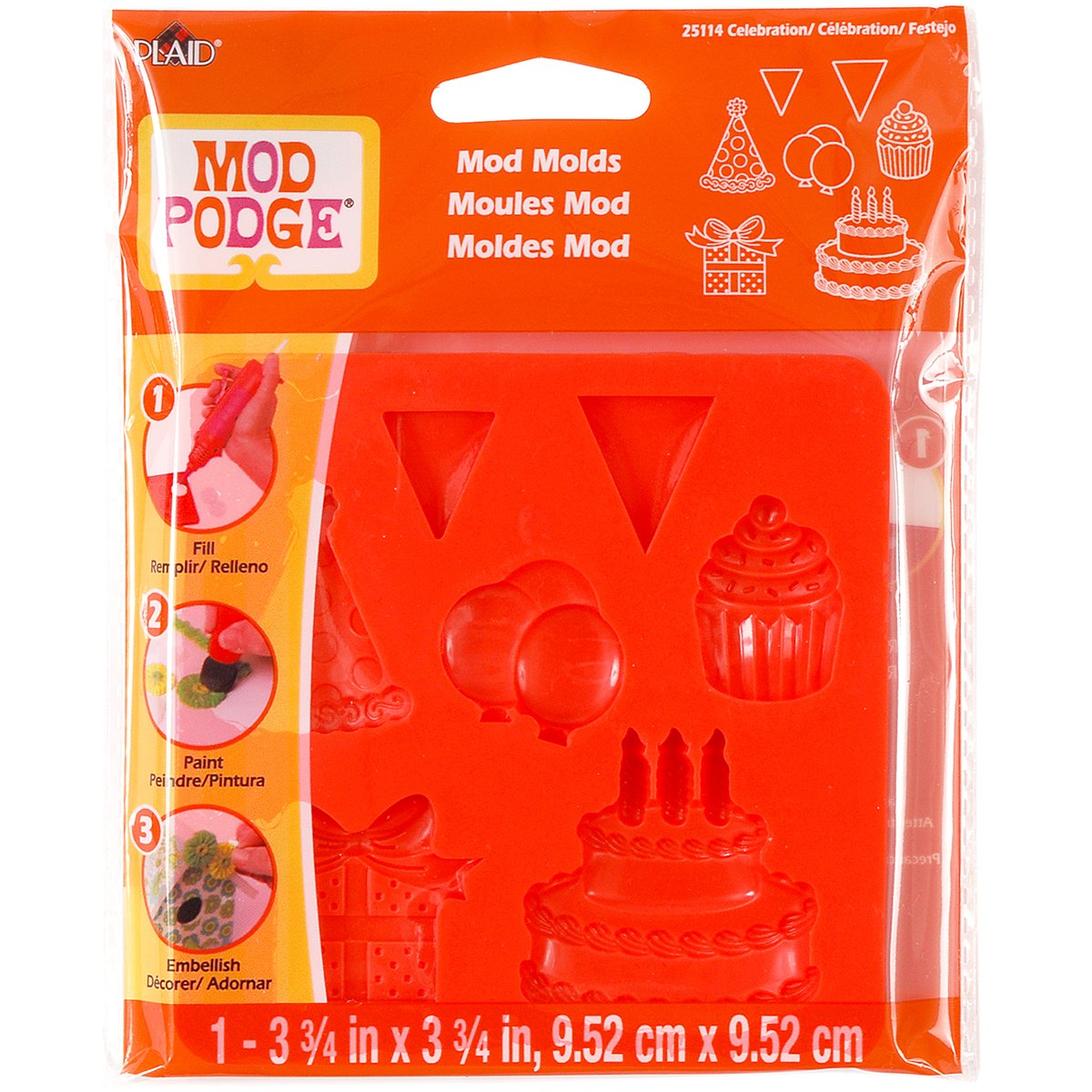 Mod Podge Silicone Mod Molds - Assorted Designs