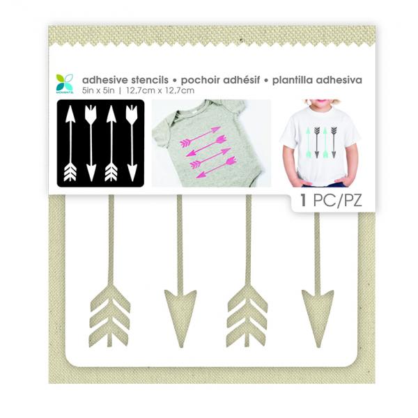momenta adhesive backed stencil, arrows
