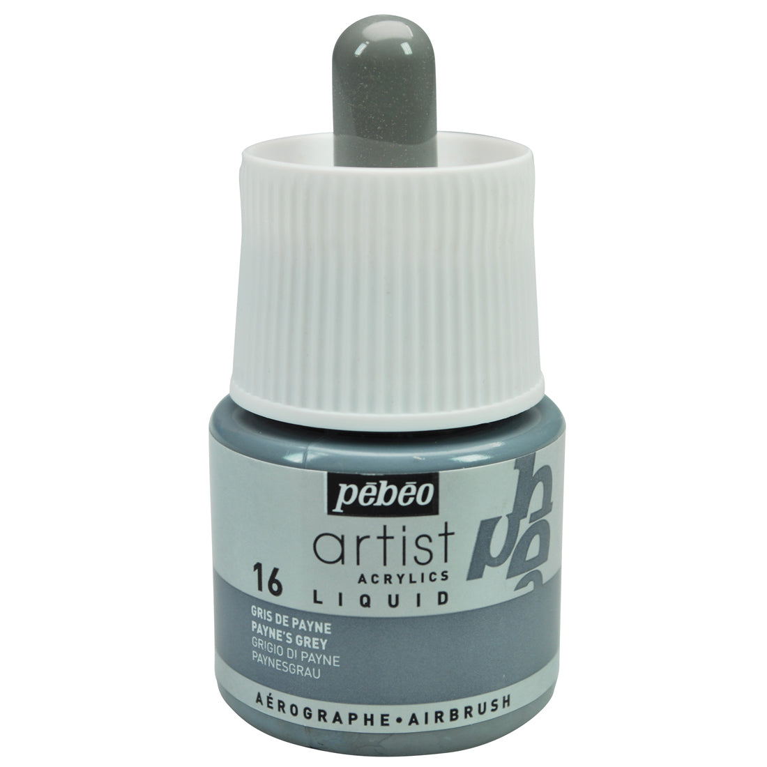 Pebeo Artist Acrylics Liquid Ink 45ml - Paynes Grey