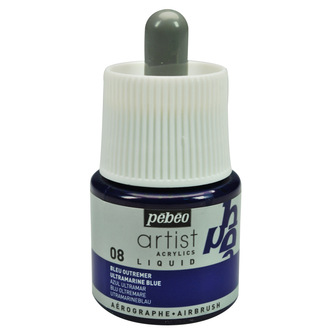 Pebeo Artist Acrylics Liquid Ink 45ml - Ultramarine Blue