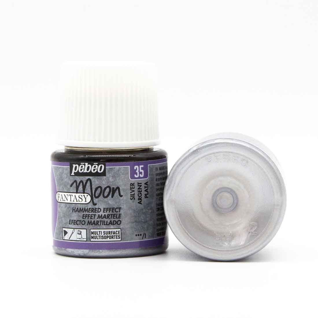 Silver Fantasy Moon paint for glass and ceramic