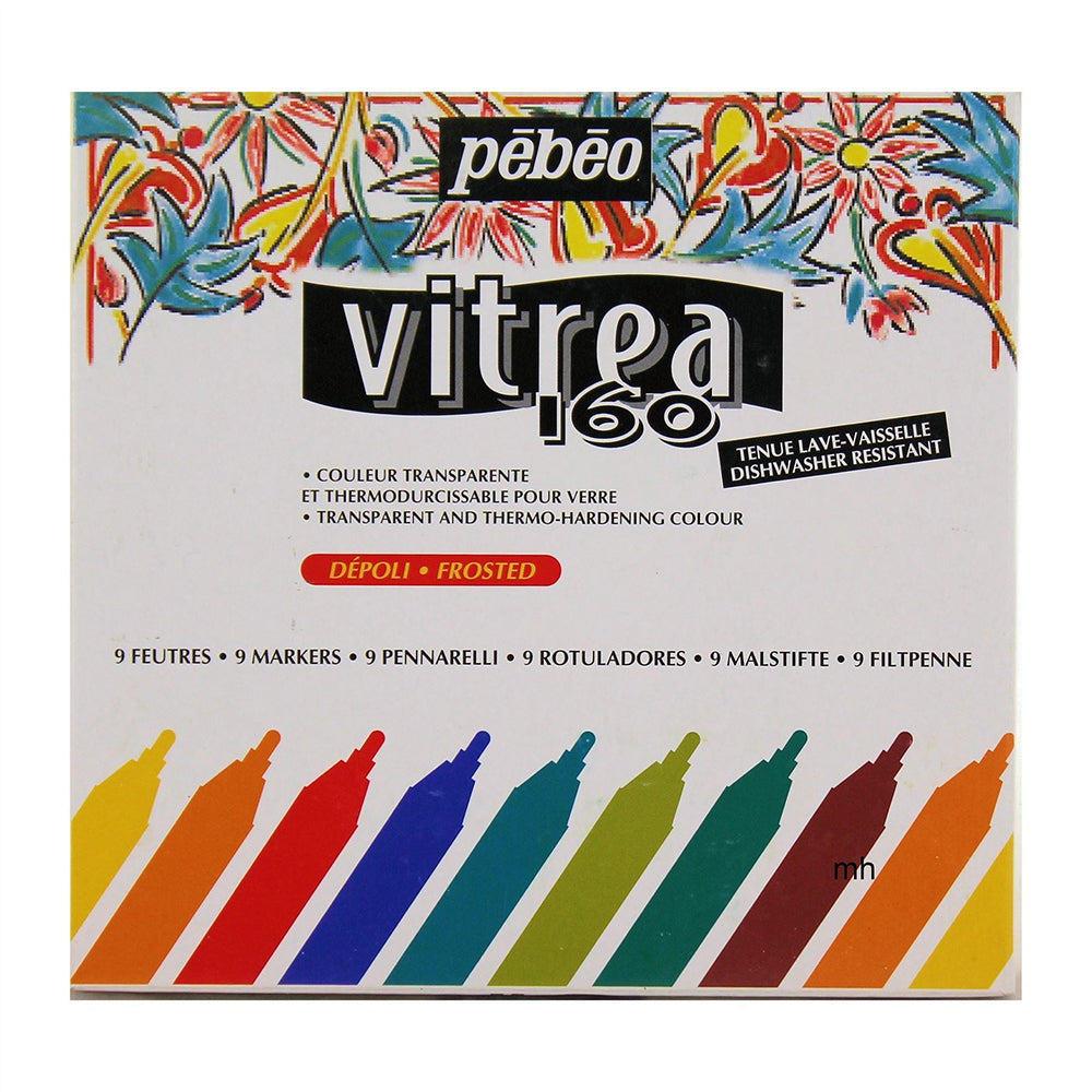Pebeo Vitrea Frosted Glass Paint Markers