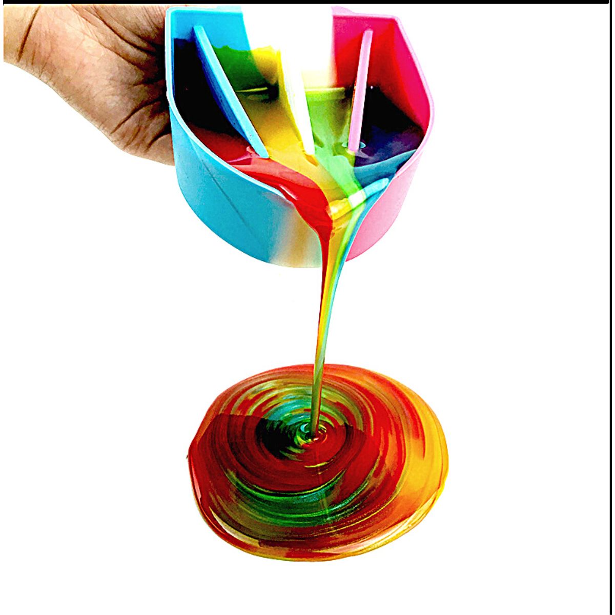 silicone split pour cup