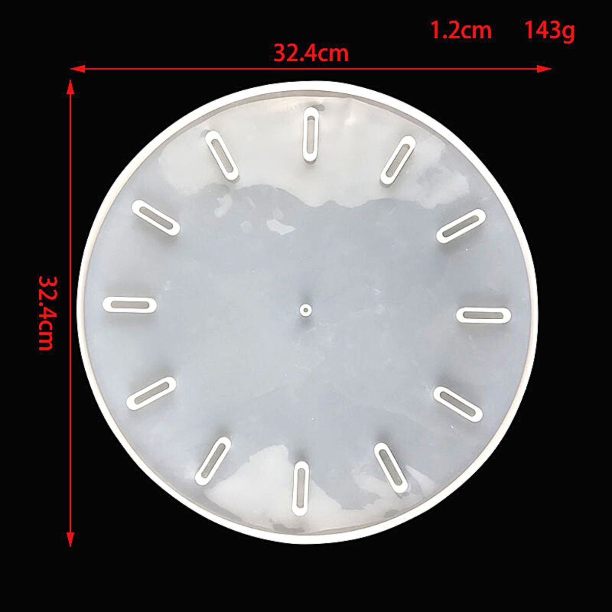 Large Round Clock Resin Silicone Mold For Resin Art, Wall Decor