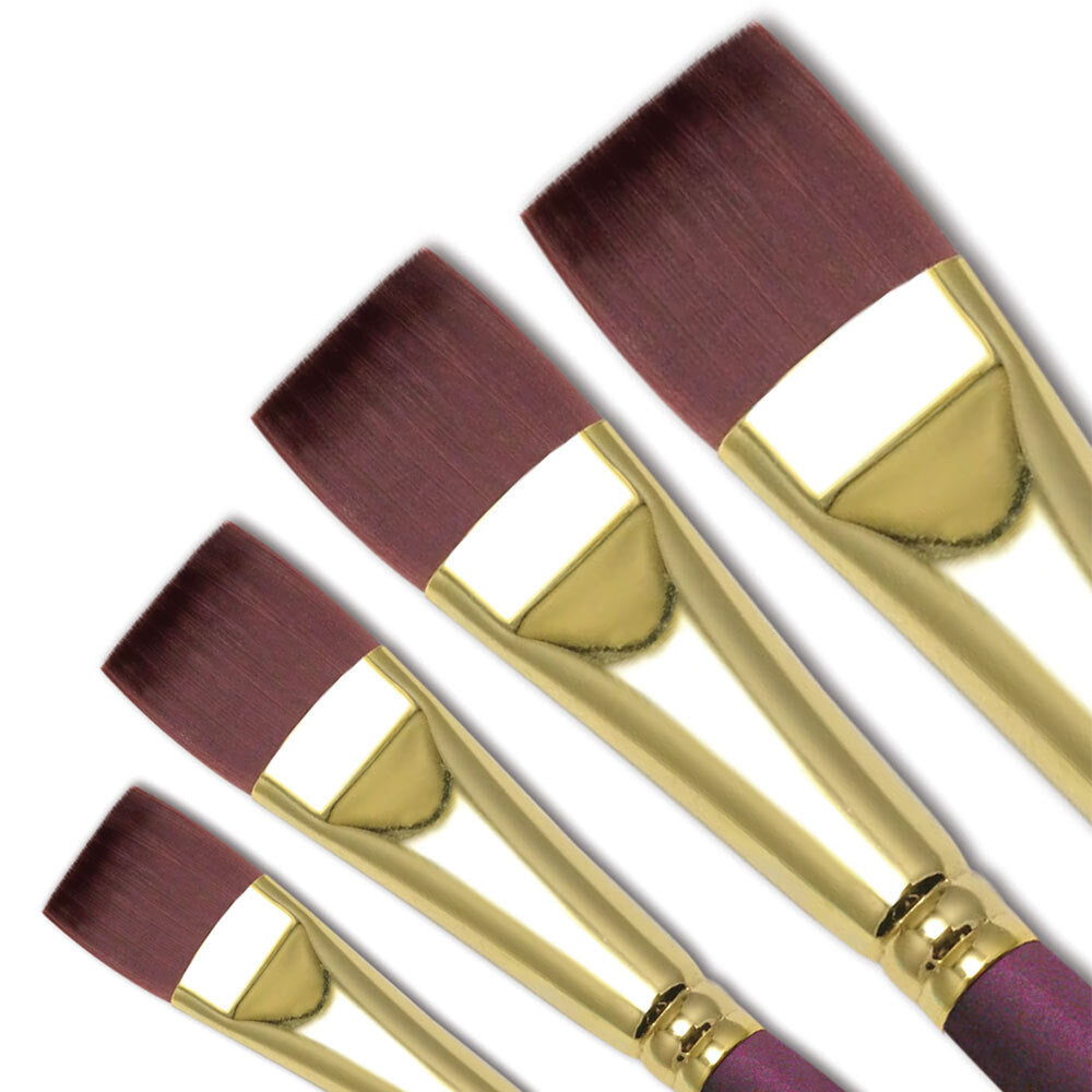 Royal & Langnickel Bordeaux Series 6900 flat paint brush