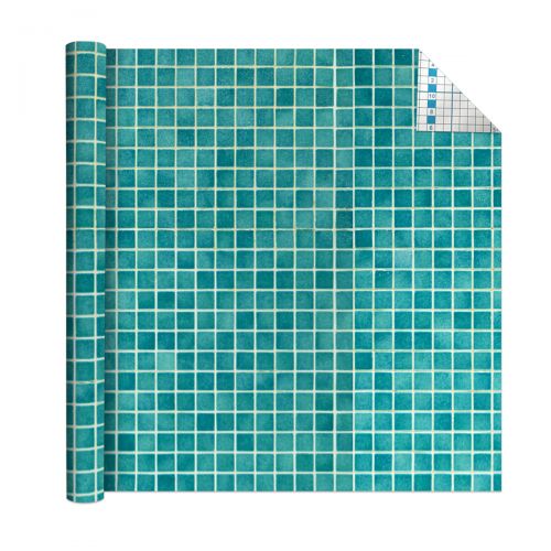 self adhesive vinyl film mosaic tiles peacock