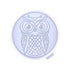 Round Silicone Coaster Mold For Resin Art, Owl Design
