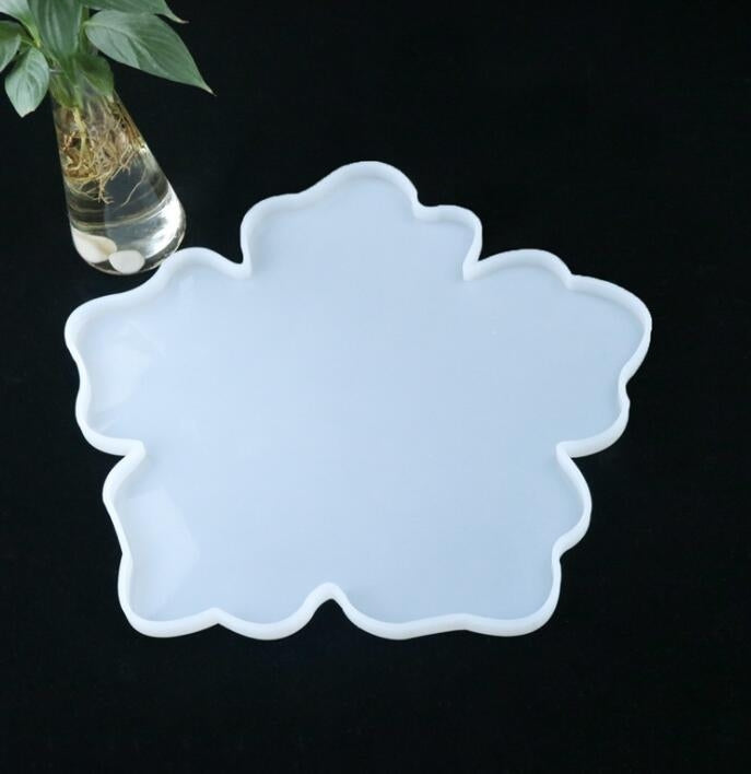 Big Floral Silicone Tray Mold
