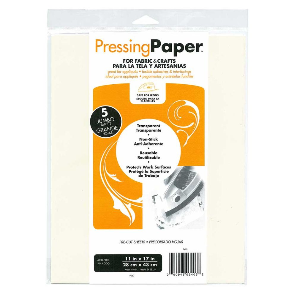 pressing paper fabric and craft sheets
