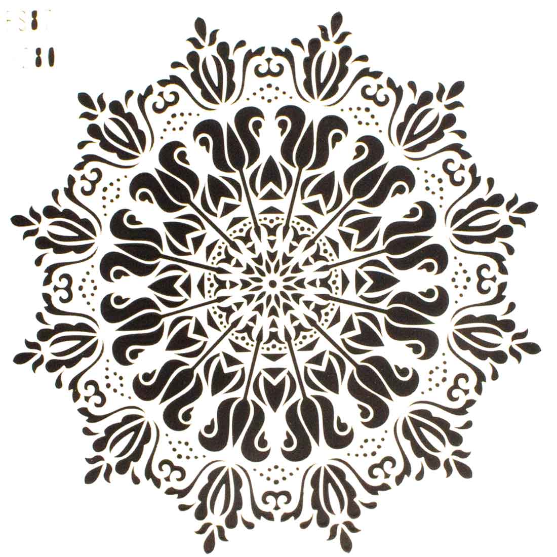 Large Mandala Stencil for Furniture & Crafts