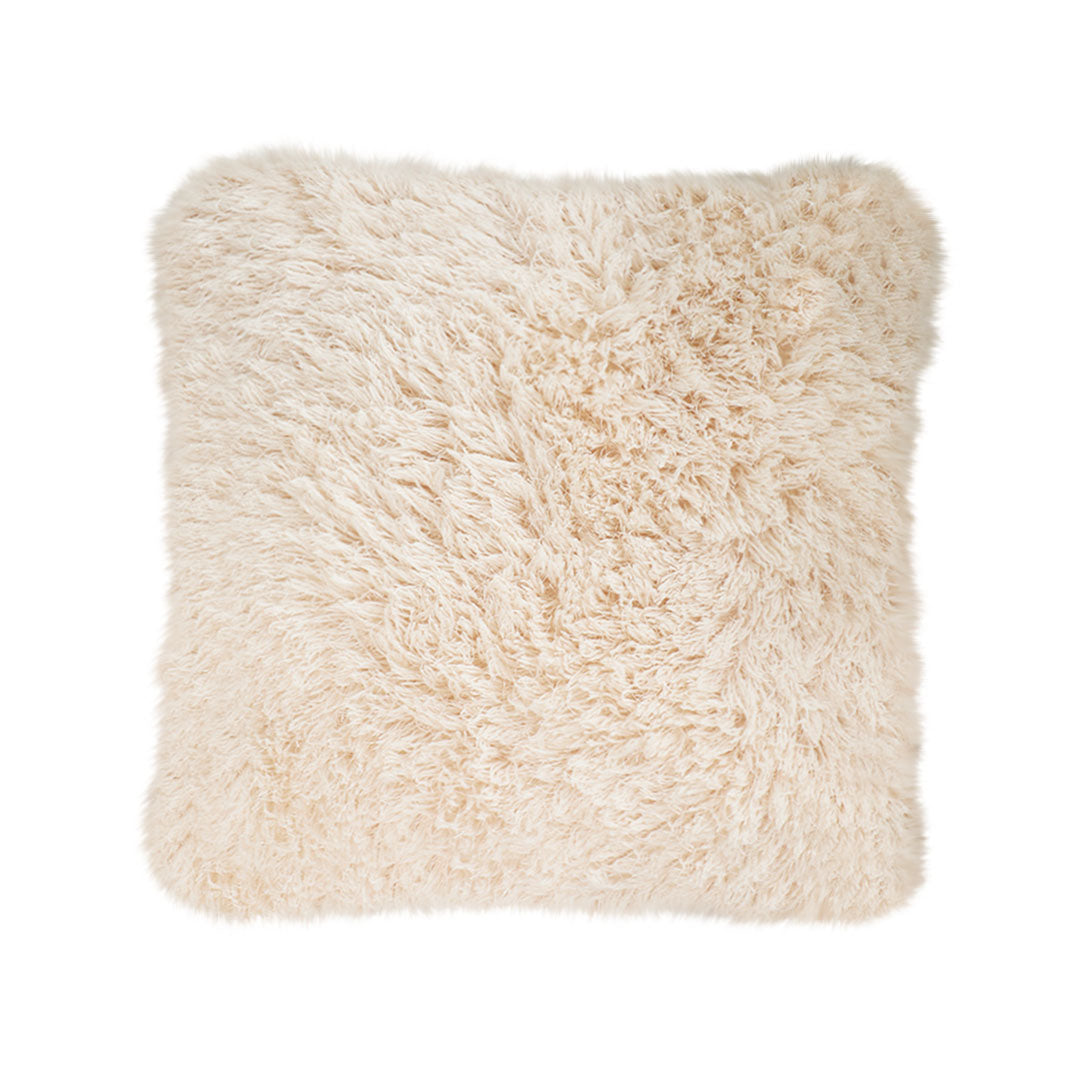 Beige Pillow Plush Sofa Cushion, Decorative Throw Pillow, 50cm