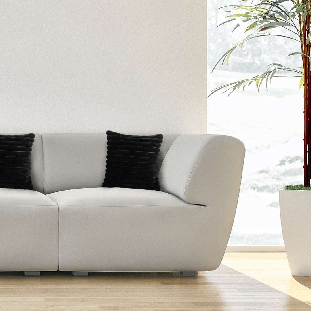 black velvet cushion