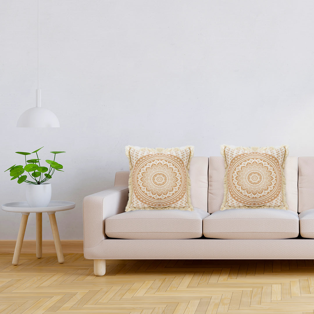 mandala style cushion square
