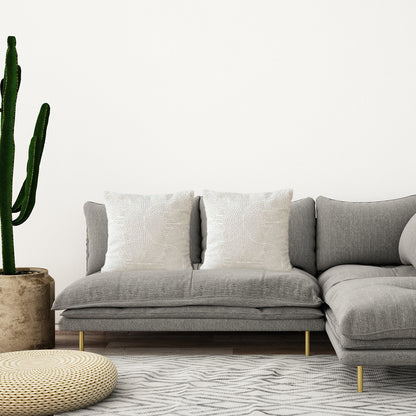 white square cushion