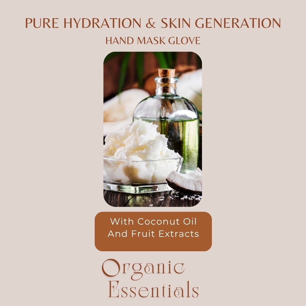 Hand Mask Glove With coconut oil and fruit extracts