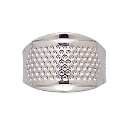 clover silver adjustable ring thimble