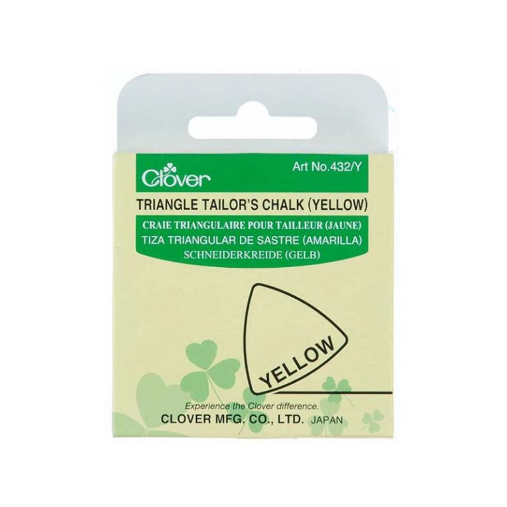 Tailors chalk for marking, dressmaking yellow