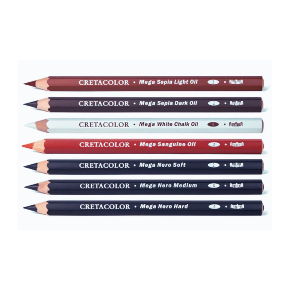 Cretacolor mega sketch fine art mega oil pencils